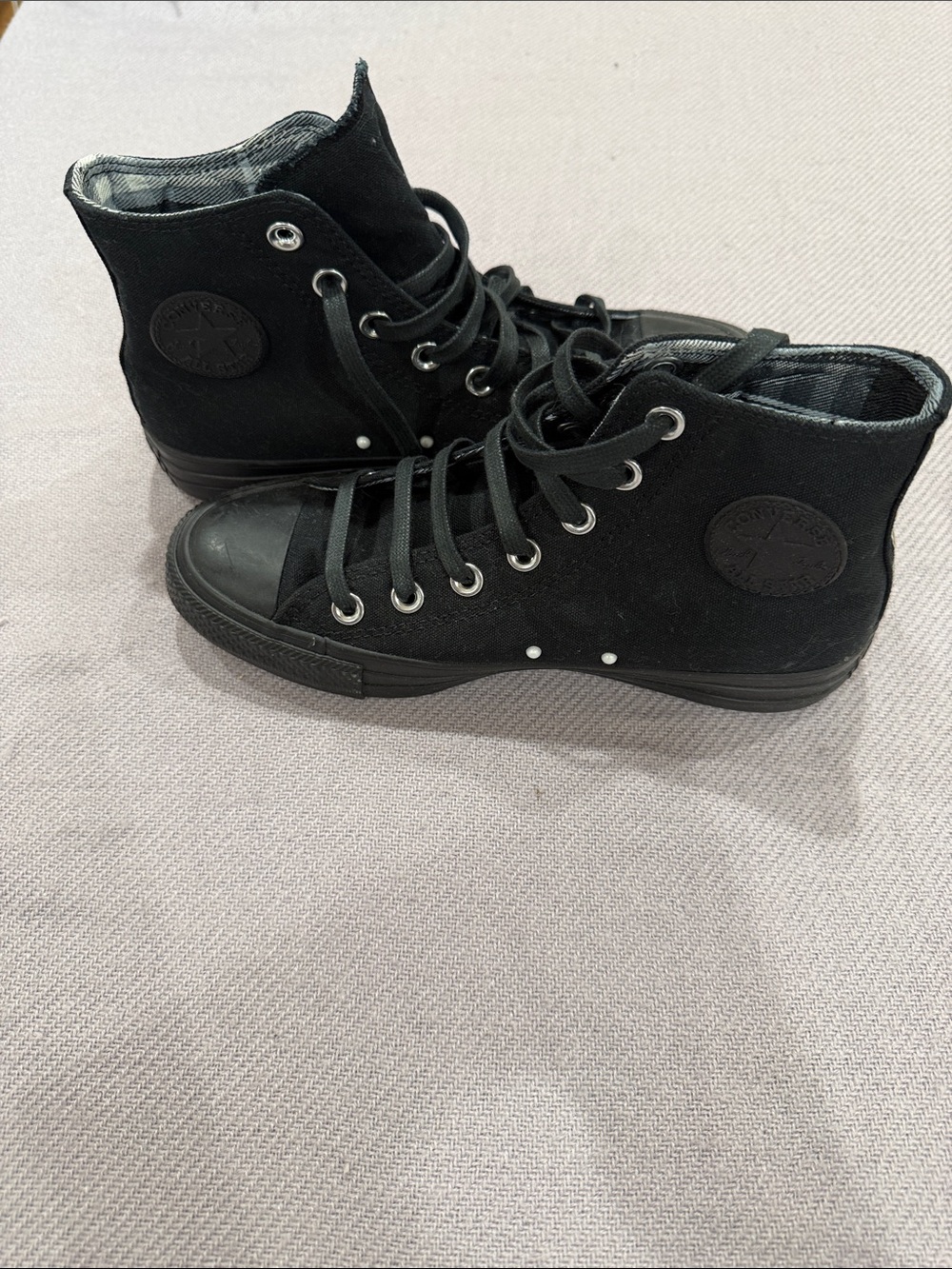 Converse Women's Black High Top Canvas Sneakers